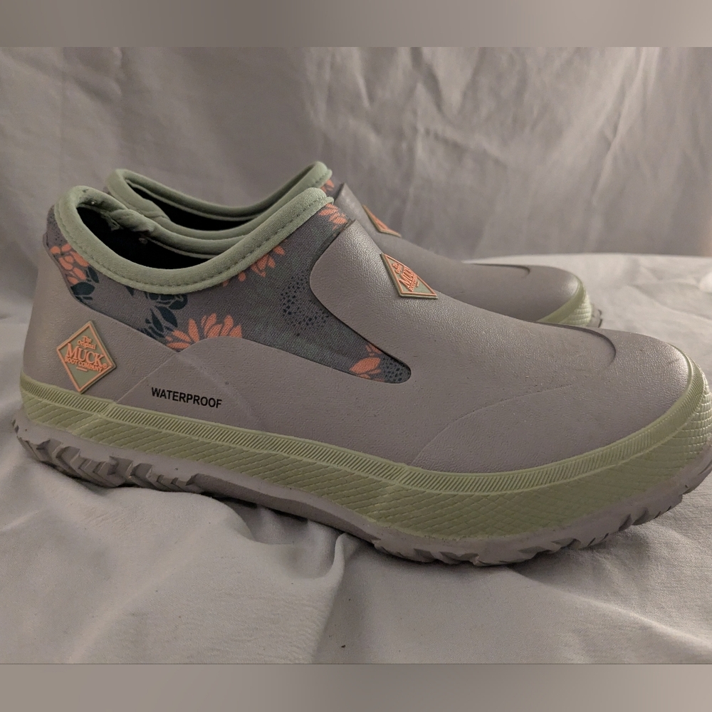 Muck Waterproof Floral Slip-On Shoes